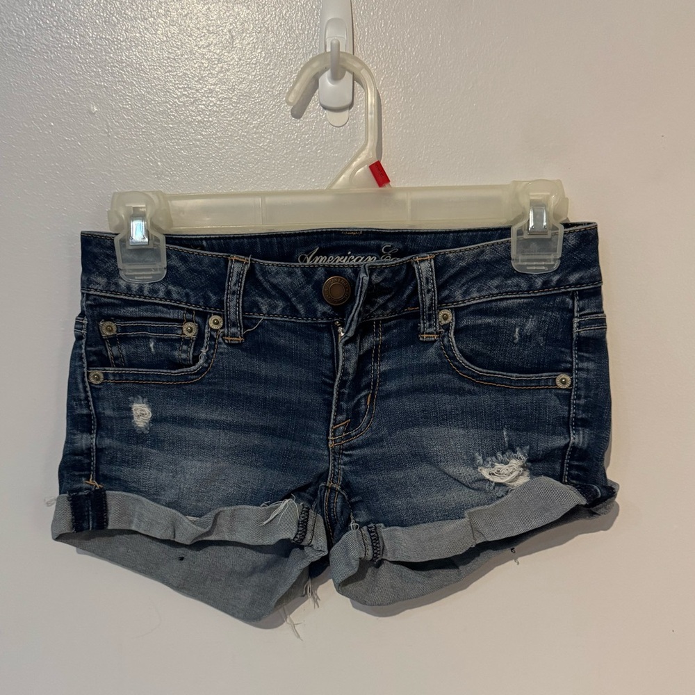 American Eagle Outfitters Women's Distressed Denim Shorts